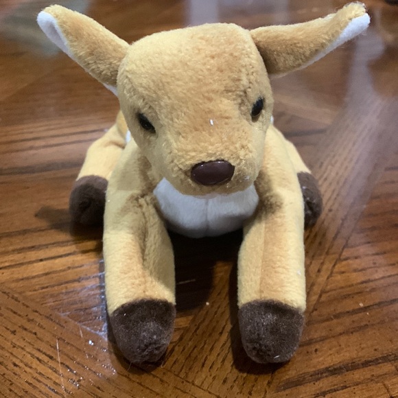 Ty Whisper Deer Beanie Baby #6 - Picture 2 of 5